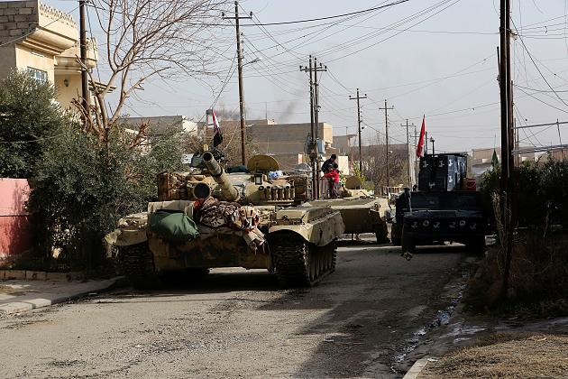 Irakische Armee verkündet “Befreiung” des Ostteils von&nbsp;Mossul