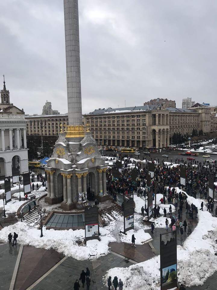Саакашвили: Любом грузинском селе собирал больше людей, чем Порошенко сегодня в многомиллионном Киеве. 