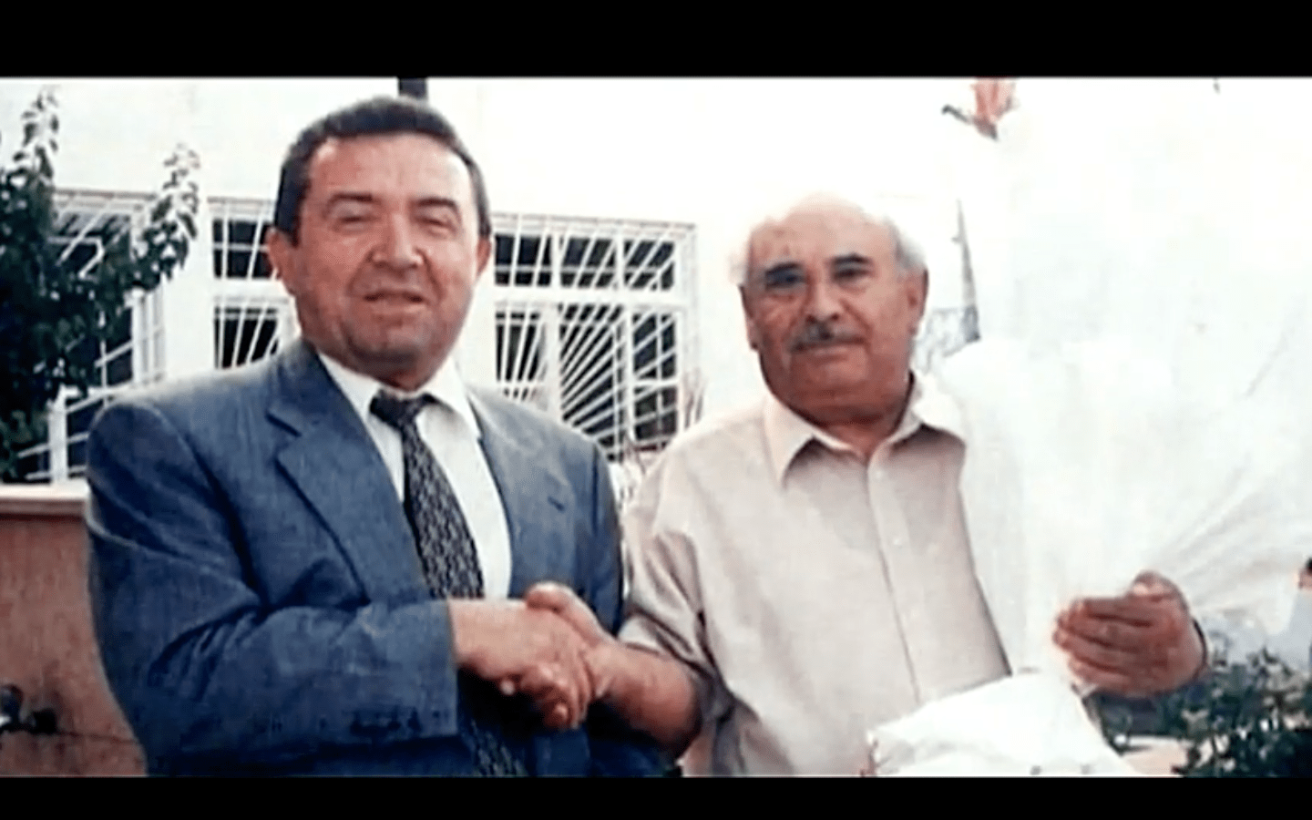 Misir Mardanov and Huseyn Akhmedov (father of Reyhan Abdullayeva)