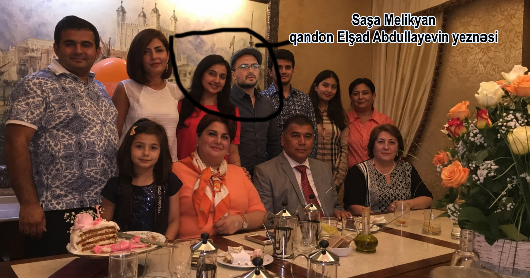 Cinayətkar Elşad Abdullayevin (Paris) ermeni Saşa Melikyana ərə geden qizi Aynur