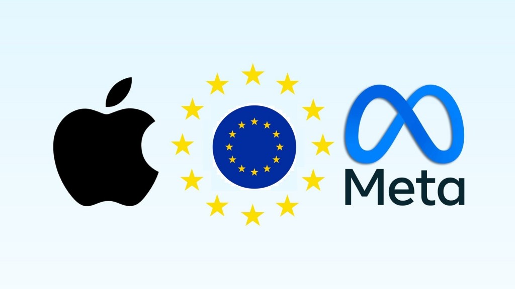EU Slaps Apple With $570 Million Fine, Meta With $228 Million In First Big Tech&nbsp;Crackdown