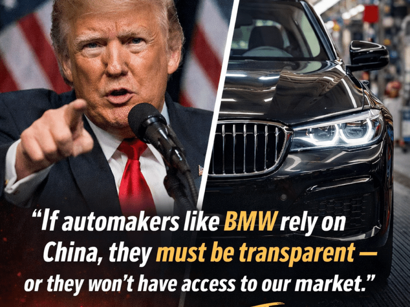 Trump’s Next Target Should Be BMW: U.S. Senate Investigation Exposes Major Supply Chain&nbsp;Scandal