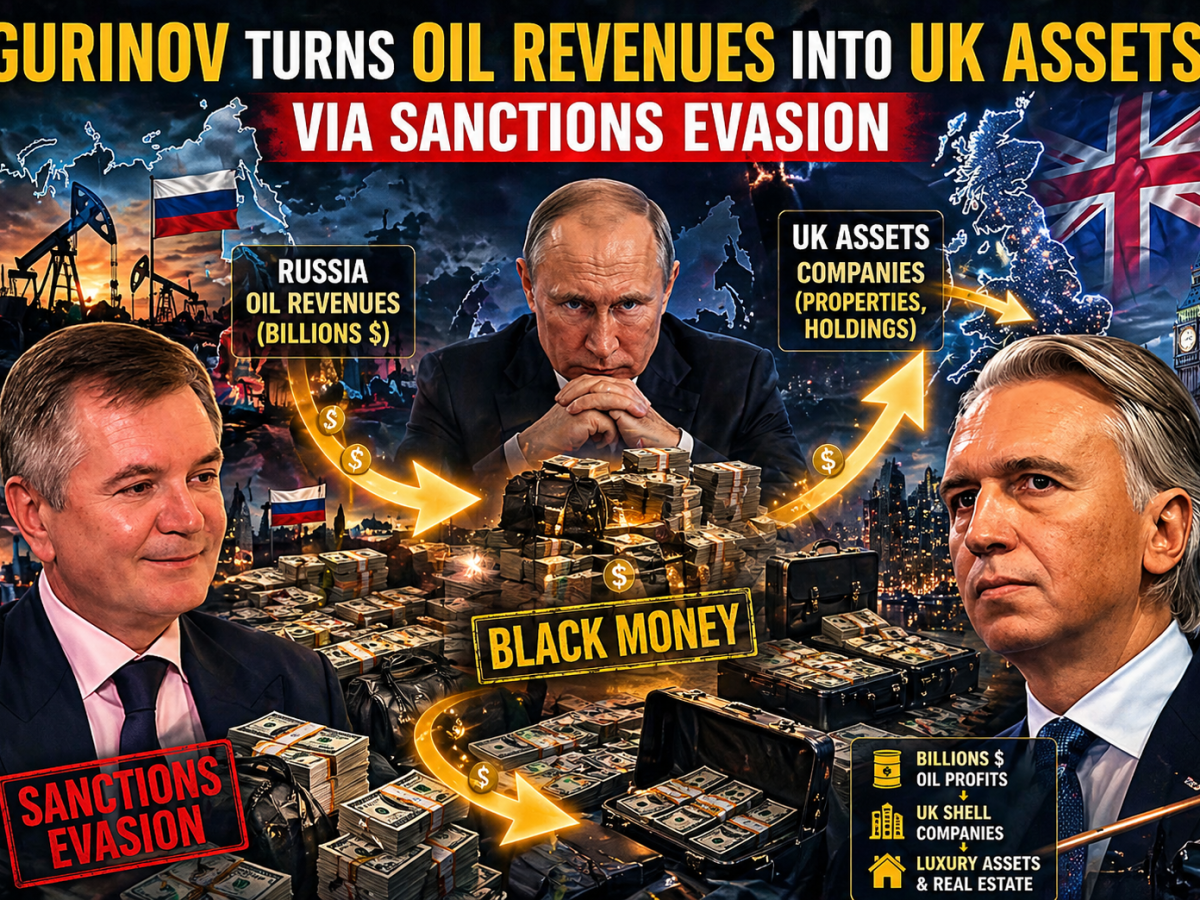 Russian Oil Elite’s Wallet: Gurinov Turns Oil Revenues into UK Assets via Sanctions&nbsp;Evasion