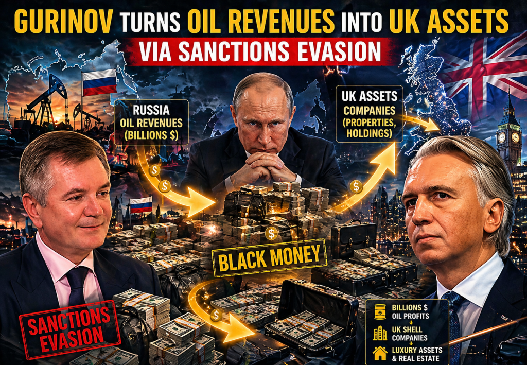 Gurinov Turns Oil Revenues into UK Assets via Sanctions Evasion