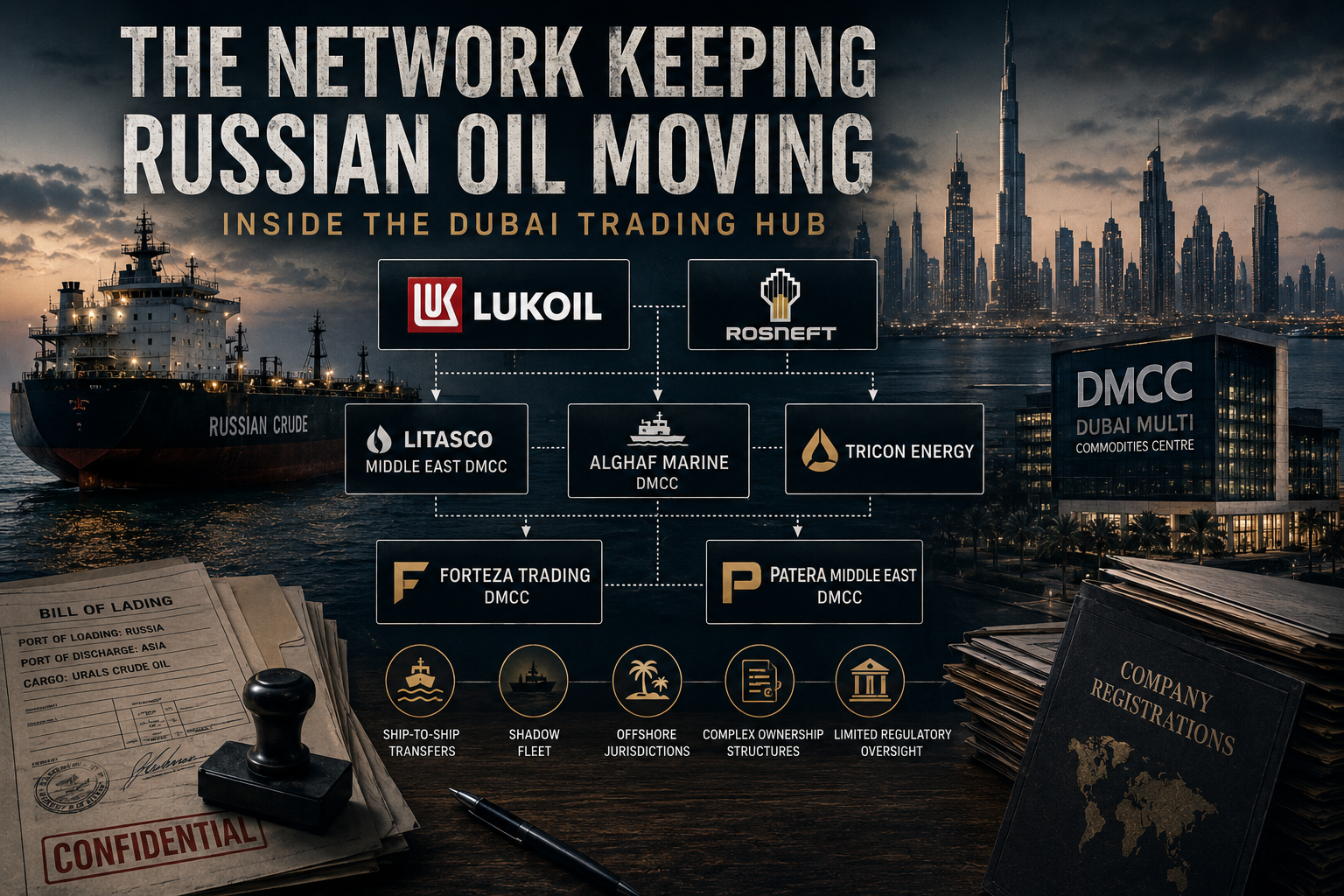 Lukoil, Litasco, Forteza and Patera: Inside the Network Keeping Russian Oil Moving