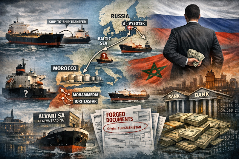 Shadow Fleet, Shadow Trade: Russian Diesel Deliveries to Morocco Despite Western Sanctions